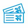 Icon of two plane tickets