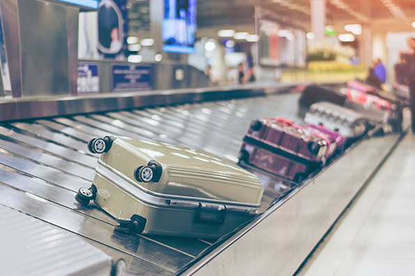Luggage at the airport